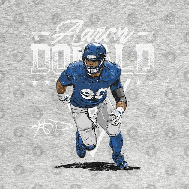 Aaron Donald Los Angeles R Triangle Name by MASTER_SHAOLIN